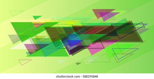 triangle elements pattern