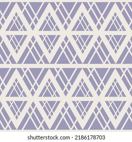 triangle ethnic seamless pattern vector image