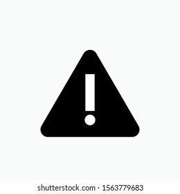 Triangle Exclamation Icon. Warning Illustration As A Simple Vector Sign & Trendy Symbol for Design, Websites, Presentation or Application.