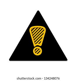 triangle with exclamation mark