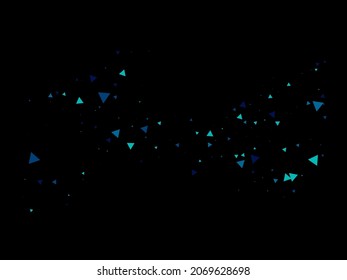 Dreiecksexplosionskoerper Zerbrochene Glasexplosionswirkung. Dreiecksblast Konfetti. explodierter Sternrahmen. Flying Shattering Fragmente. Explodierte Sternschatter. Texturierte Datenelemente brechen.