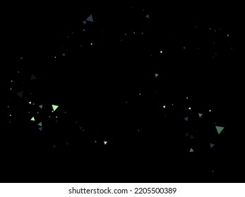 Triangle Explosion Confetti. Broken Glass Explosive Effect. Exploded Star Border. Triangles Burst Flying Confetti. Textured Data Fragments Bang. Exploded Star Shatter. Falling Shattered Particles.