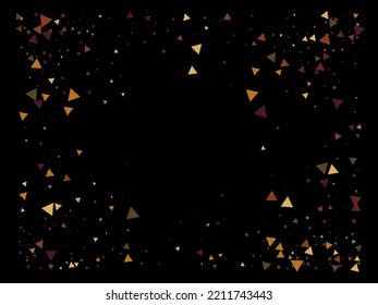 Triangle Explosion Confetti. Broken Glass Explosive Effect. Exploded Star Design. Flying Shattering Elements. Triangles Bang Moving Confetti. Exploded Star Shatter. Textured Data Fragments Burst.