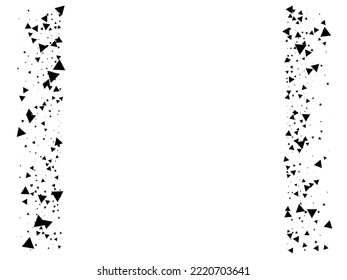 Dreiecksexplosionskoerper Zerbrochene Glasexplosionswirkung. Dreiecke Burst Falling Confetti. explodierter Sternrahmen. Texturierte Datenpartikel knallen. Explodierte Star Glitter. Bewegung zerbrochener Fragmente.