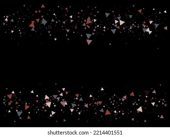 Dreiecksexplosionskoerper Flying Shattering Elements. Texturierte Datenpartikel knallen. Dreiecke explodierende Konfetti. Zerbrochene Glasexplosionswirkung. Explodierter Star-Spargel. Explodiertes Sterndesign.