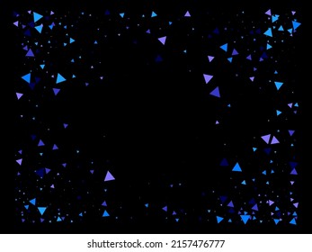 Triangle Explosion Confetti. Textured Data Fragments Blast. Exploded Star Border. Falling Broken Particles. Triangles Burst Moving Confetti. Exploded Star Shatter. Broken Glass Explosive Effect.