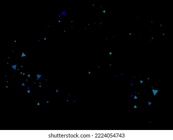 Triangle Explosion Confetti. Textured Data Fragments Burst. Falling Shattering Particles. Exploded Star Frame. Triangles Bang Flying Confetti. Exploded Star Shatter. Broken Glass Explosive Effect.