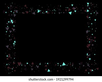 Confetti de explosión triangular. Triangles Bang Volando Confetti. Moviendo Partículas Destruidas. Efecto explosivo de vidrio roto. Marco de estrella explotado. Estrellas explotadas. Los Fragmentos de datos texturados estallan.