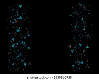 Confete de Explosão Triangular. Triângulos Explodem Confetes Caindo. Gráfico de Estrela Explodida. Movendo fragmentos quebrados. Efeito Explosivo De Vidro Quebrado. Quebra de Estrelas Explodida. Bang de elementos de dados texturizados.