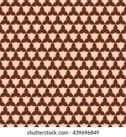 triangle flower seamless patter