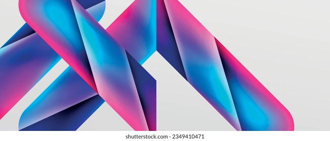 Triangle fluid color gradient abstract background. Vector Illustration For Wallpaper, Banner, Background, Card, Book Illustration, landing page
