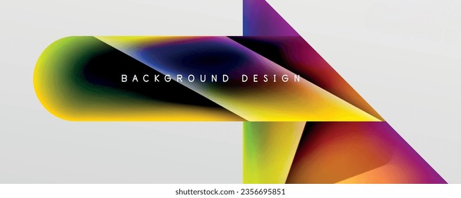 Triangle fluid color gradient abstract background. Vector Illustration For Wallpaper, Banner, Background, Card, Book Illustration, landing page
