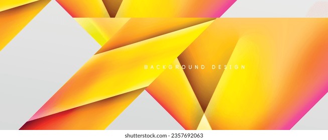 Triangle fluid color gradient abstract background. Vector Illustration For Wallpaper, Banner, Background, Card, Book Illustration, landing page
