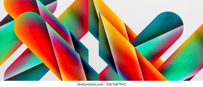 Fondo abstracto del gradiente de color del fluido triangular. Ilustración vectorial para fondo de escritorio, pancarta, fondo, tarjeta, ilustración del libro, página de inicio