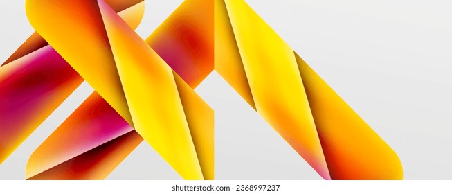 Fondo abstracto del gradiente de color del fluido triangular. Ilustración vectorial para fondo de escritorio, pancarta, fondo, tarjeta, ilustración del libro, página de inicio