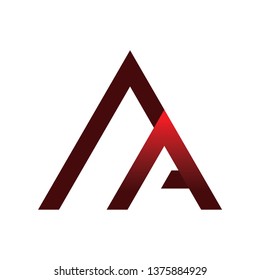 Triangle Font Logo Stock Vector (Royalty Free) 1375884929 | Shutterstock