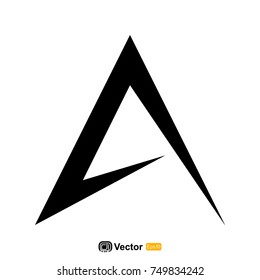 triangle form letter A