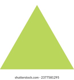 triangle form, pyramid shape in geometric