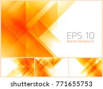 Triangle and fractal abstract background vector series. Suitable for your design element and background