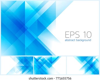 Série de vetores de plano de fundo abstratos de triângulo e fractal. Adequado para seu elemento de design e plano de fundo