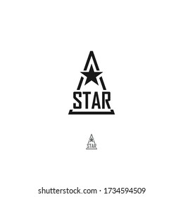 triangle frame original design logo template vector, vintage style logotype