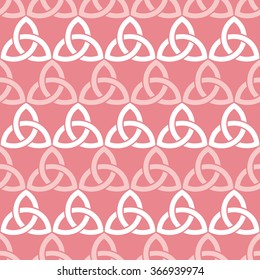 Triangle fret lattice pattern seamless vector background tile
 