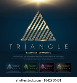Triangle geomertic, Vector and Illustrator.