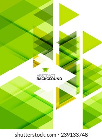 Triângulo abstrato geométrico plano de fundo, colorido design de negócios ou tecnologia em branco com texto de amostra