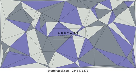 Triangle geometric abstract background vector illustration