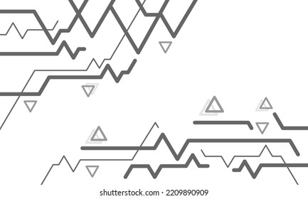 Triangle geometric abstract graphic background, Dynamic geometric shapes compositions, Flat and clean style, Applicable for any graphic works.