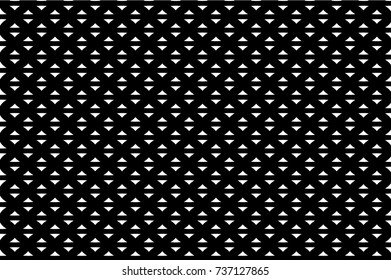 Triangle - geometric abstract vector pattern - black and white, Lines - geometric abstract background