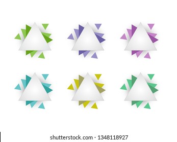 Triangle Geometric Background