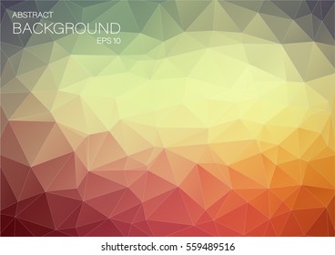 triangle geometric background. Color Abstract mosaic.