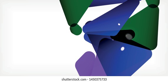 Triangle geometric background in trendy style on light background. Retro vector illustration. Colorful bright. Trendy modern style. Vector business illustration. Geometric template.