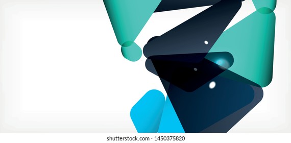 Fondo geométrico triangular de estilo moderno sobre fondo claro. Ilustración vectorial retro. Brillante y colorido. Moderna y de diseño. Ilustración empresarial de vectores. Plantilla geométrica.