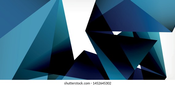 Triangle geometric background in trendy style on light background. Retro vector illustration. Colorful bright. Trendy modern style. Vector business illustration. Geometric template.