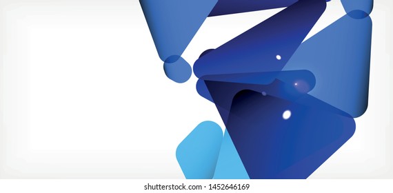 Triangle geometric background in trendy style on light background. Retro vector illustration. Colorful bright. Trendy modern style. Vector business illustration. Geometric template.