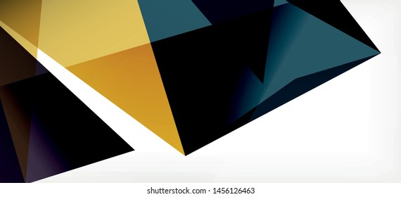 Fondo geométrico triangular de estilo moderno sobre fondo claro. Ilustración vectorial retro. Brillante y colorido. Moderna y de diseño. Ilustración empresarial de vectores. Plantilla geométrica.