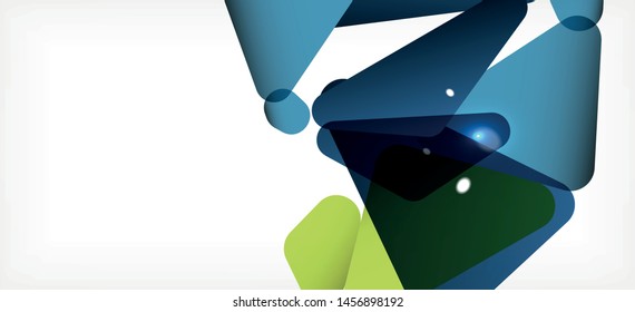 Fondo geométrico triangular de estilo moderno sobre fondo claro. Ilustración vectorial retro. Brillante y colorido. Moderna y de diseño. Ilustración empresarial de vectores. Plantilla geométrica.