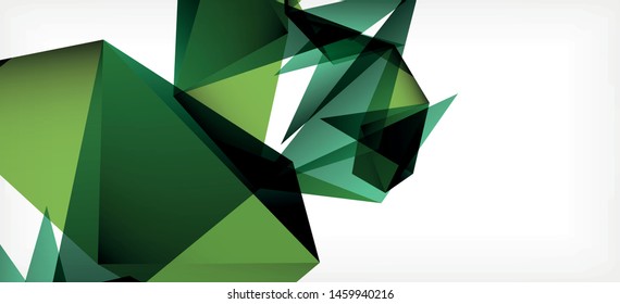 Triangle geometric background in trendy style on light background. Retro vector illustration. Colorful bright. Trendy modern style. Vector business illustration. Geometric template.
