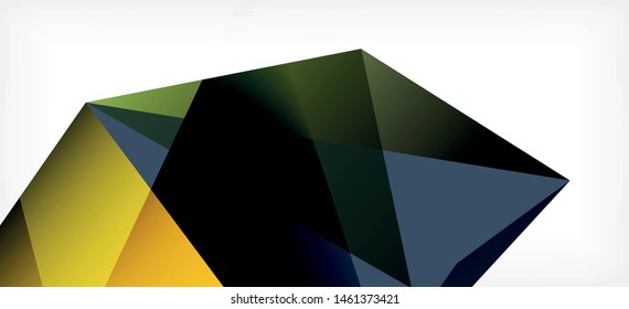 Fondo geométrico triangular de estilo moderno sobre fondo claro. Ilustración vectorial retro. Brillante y colorido. Moderna y de diseño. Ilustración empresarial de vectores. Plantilla geométrica.