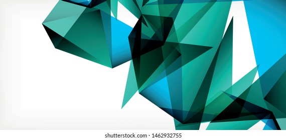 Triangle geometric background in trendy style on light background. Retro vector illustration. Colorful bright. Trendy modern style. Vector business illustration. Geometric template.