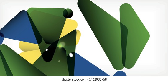Triangle geometric background in trendy style on light background. Retro vector illustration. Colorful bright. Trendy modern style. Vector business illustration. Geometric template.