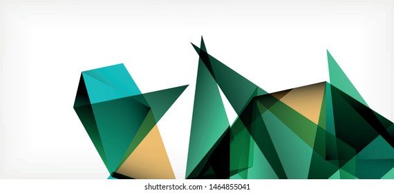 Fondo geométrico triangular de estilo moderno sobre fondo claro. Ilustración vectorial retro. Brillante y colorido. Moderna y de diseño. Ilustración empresarial de vectores. Plantilla geométrica.