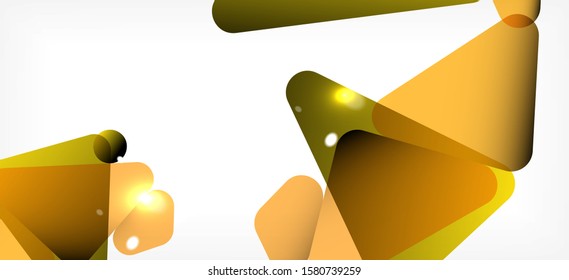 Fondo geométrico triangular de estilo moderno sobre fondo claro. Ilustración vectorial retro. Brillante y colorido. Moderna y de diseño. Ilustración empresarial de vectores. Plantilla geométrica.
