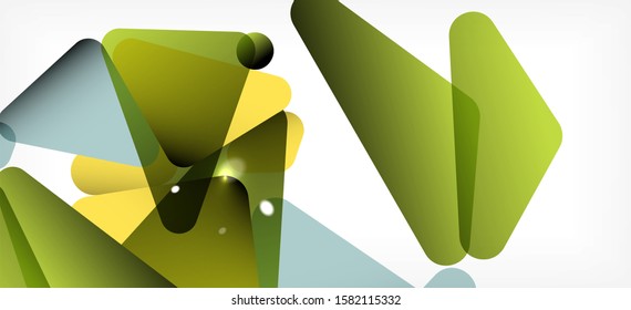 Fondo geométrico triangular de estilo moderno sobre fondo claro. Ilustración vectorial retro. Brillante y colorido. Moderna y de diseño. Ilustración empresarial de vectores. Plantilla geométrica.