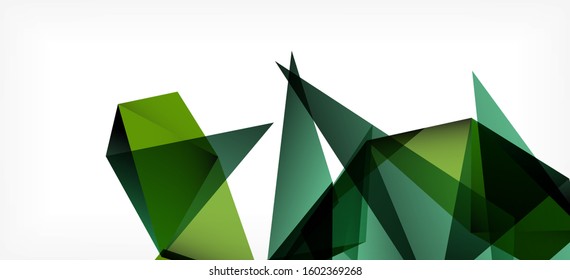 Triangle geometric background in trendy style on light background. Retro vector illustration. Colorful bright. Trendy modern style. Vector business illustration. Geometric template.