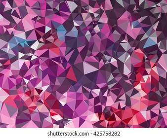triangle geometric background, vector illustration