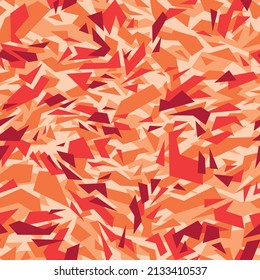 Triangle geometric camouflage texture seamless pattern. Abstract modern military endless background for fabric and fashion textile print. Vector illustration.