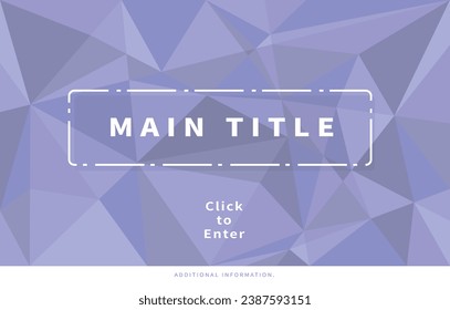 Triángulo bloque de color geométrico elemento de corte elemento de recorte web plantilla de patrón de fondo vector